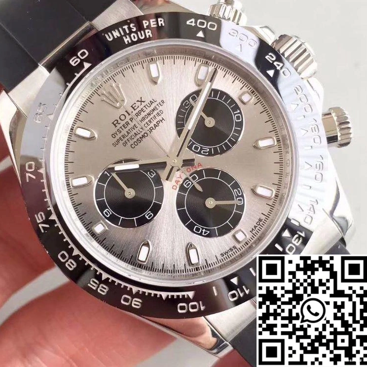 Factory Rolex 116519LN Daytona Cosmograph Dial Silver AR 0213